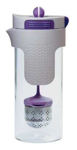 Konvička Stoneline na čaj a kávu 750 ml, fialová, nerez WX-14166