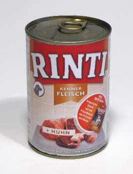 Konzerva Rinti Dog kuře 400g 33372