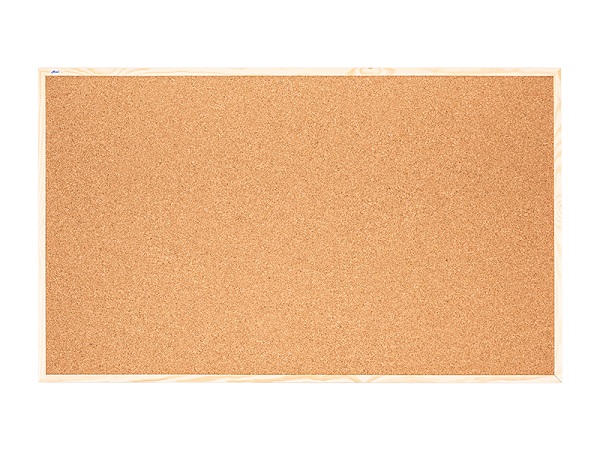 Korková nástěnka AVELI BASIC s dř. rámem 150x90 cm XRT-00268