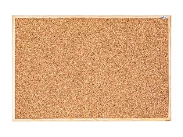Korková nástěnka AVELI BASIC s dř. rámem 90x60 cm XRT-00250