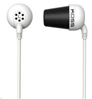 KOSS sluchátka THE PLUG bílá, sluchátka do uší, bez kódu THE PLUG White
