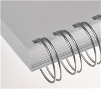 Kovové hřbety (2/1") 38 stříbrné lamrm23dr38ag