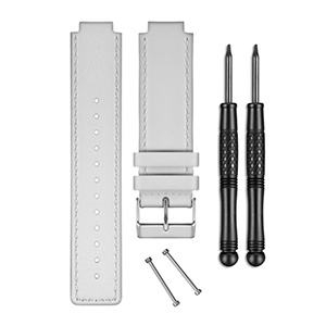 Kožený remienok pre vívoactive, White 753759133917