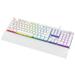 Krux mechanická klávesnice Frost Silver-White RGB / fullsize / RGB / podložka / bílá KRX0133