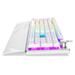 Krux mechanická klávesnice Frost Silver-White RGB / fullsize / RGB / podložka / bílá KRX0133