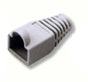 kryt na mod.konektor RJ45 s ochranou poistky - šedá, (100ks) PB45GR-S