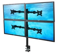 Kvalitní stolový držák na 4 monitory Ergosolid NF44