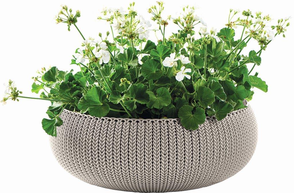 Kvetináč Keter COZY L Dune 230223