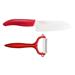 Kyocera Dárková sada na krájení a loupání – červená Cut & Peel Set N Red - Gift B
