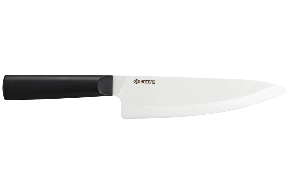 Kyocera Kuchařský nůž 18 cm, bílá čepel, černá rukojeť TK-180 WH-BK
