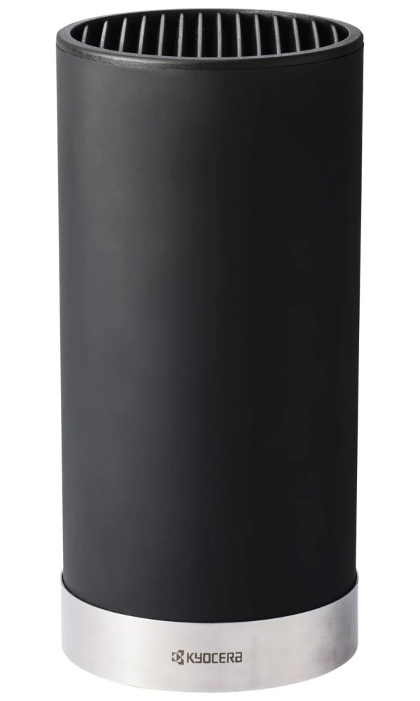Kyocera Kulatý blok na nože pro 6–8 nožů, Soft Touch, černý KB-RD BK
