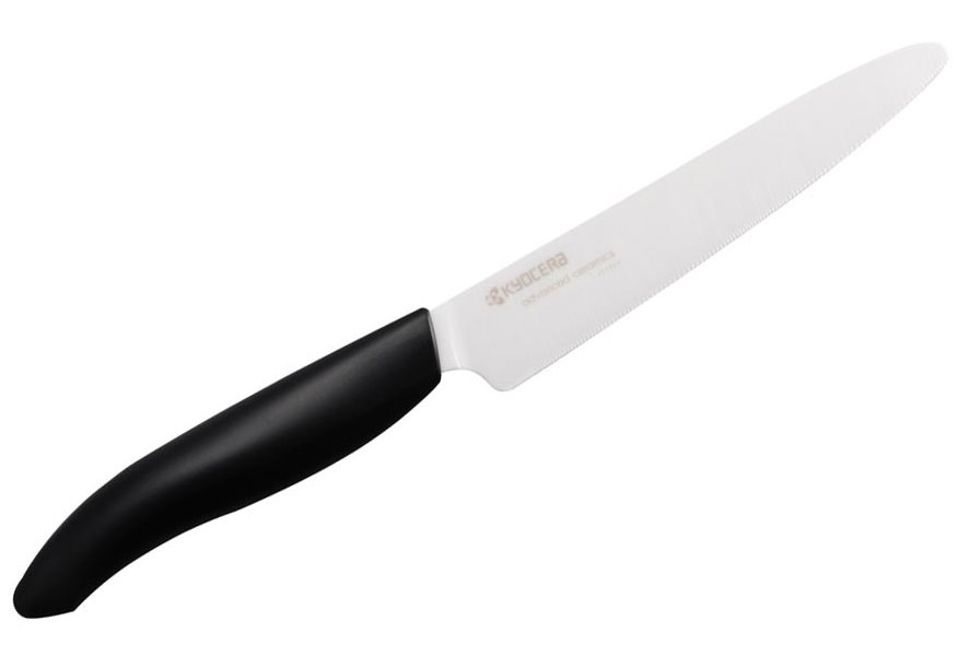 Kyocera Nůž na rajčata 12,5 cm s pilkovým ostřím FK-125N WH-BK