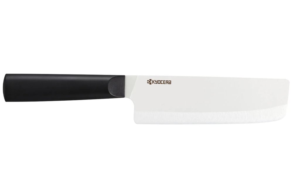 Kyocera Nůž Nakiri 15 cm, bílá čepel, černá rukojeť TK-150N WH-BK