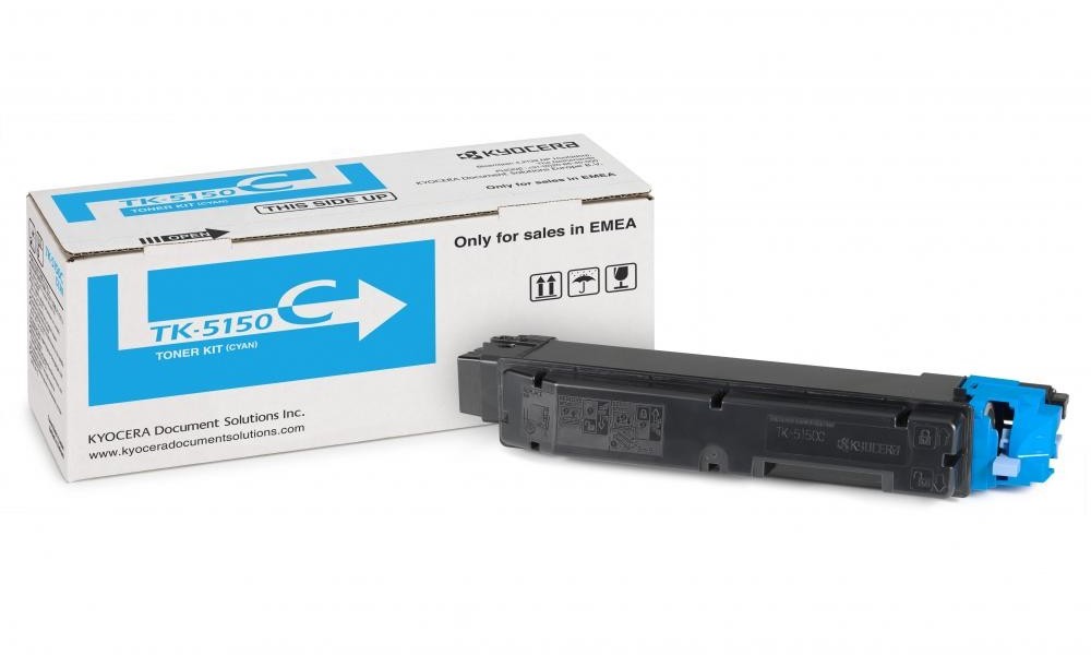 Kyocera originál toner TK-5150C, cyan, 10000str., 1T02NSCNL0, Kyocera ECOSYS M6035cidn, TK-5150C
