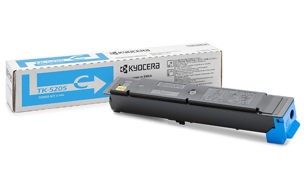 Kyocera originál toner TK-5205C, cyan, 12000str., 1T02R5CNL0, Kyocera TASKalfa 356ci