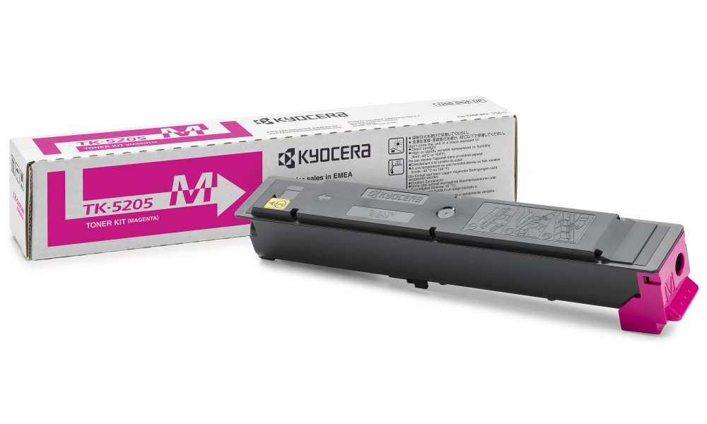 Kyocera originál toner TK-5205M, magenta, 12000str., 1T02R5BNL0, Kyocera TASKalfa 356ci