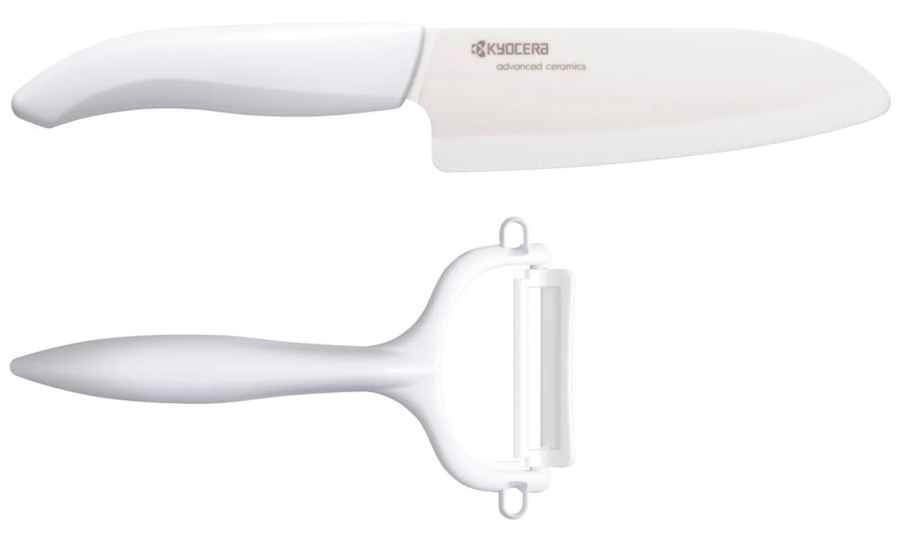 Kyocera Sada na krájení a loupání FK140WH CP10NWW Cut & Peel Set White - Bliste