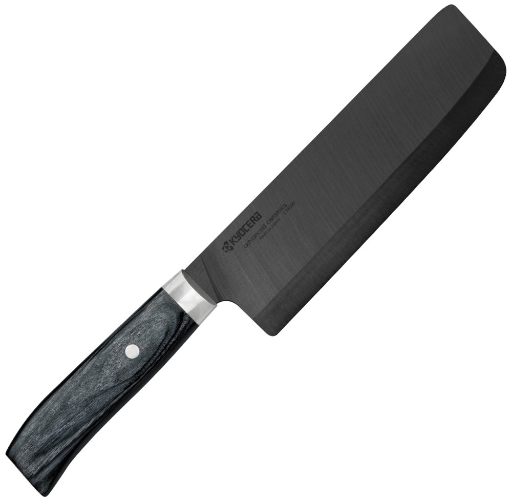 Kyocera Zeleninový nůž Nakiri 16 cm s dřevěnou rukojetí JPN-161NBK - Nakiri