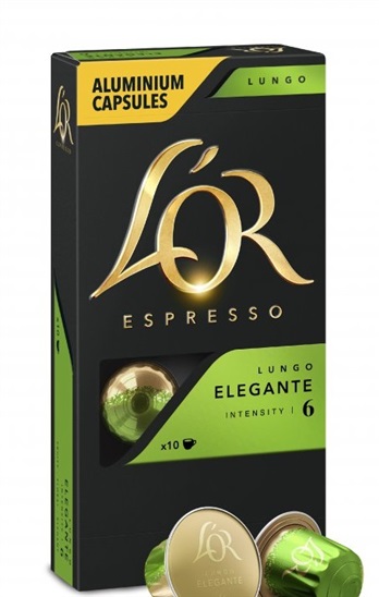 L'OR Lungo Elegante 10ks kapsle 8711000360552