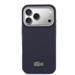 Lacoste PVC Petit Pique Semi Wrap MagSafe pre iPhone 17 Pro modrý 57983130080