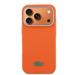 Lacoste PVC Petit Pique Semi Wrap MagSafe pre iPhone 17 Pro oranžový 57983130079
