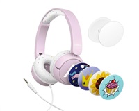LAMAX SoundKid1 - náhlavní sluchátka - růžová LXOHMSOKI01PA