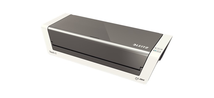 Laminátor LEITZ iLAM touch 2, lesklá bílá/antracitová 74744000