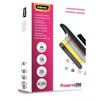 Laminovací fólie Fellowes A4 250 mic, balení 100 ks lampofela4250