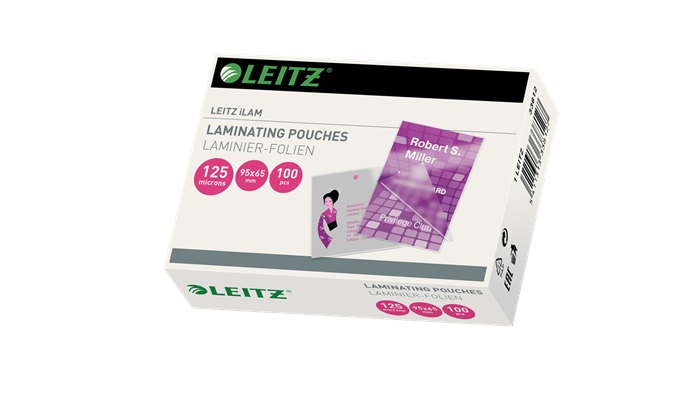 Laminovací kapsy Leitz iLAM 65x95mm, 125 mic (100 ks) 33812