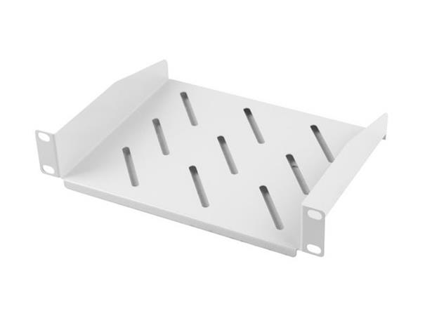 LANBERG 10" PEVNÁ POLICE 1U/254X180MM MAX. NOSNOST DO 20 KG ŠEDÁ