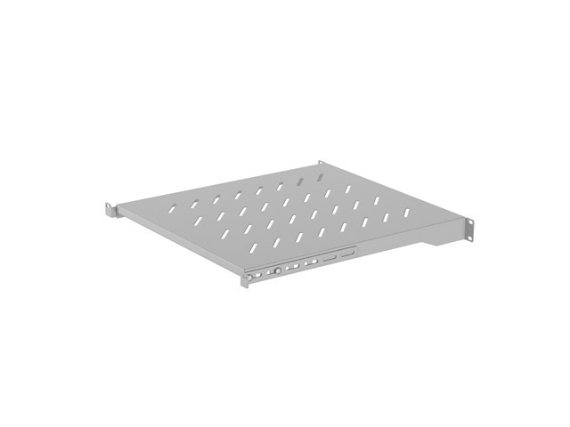 Lanberg 19" FIXED SHELF 1U/483X500MM MAX LOAD CAPACITY UP TO 25KG GREY AK-1005-S