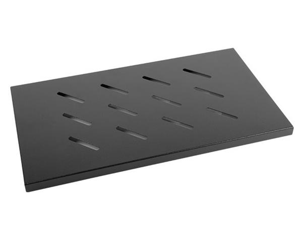 LANBERG 19" PEVNÁ POLICE 1U/465X315MM MAX. NOSNOST DO 120 KG ČERNÁ AK-1002-B