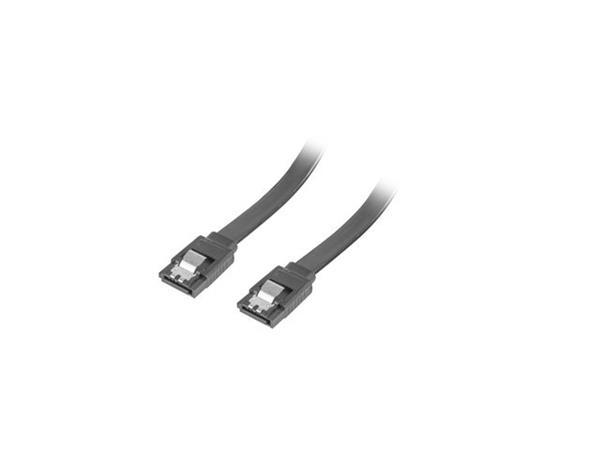 LANBERG CA-SASA-14CU-0030-BK Lanberg cable SATA DATA II (6GB/S) F/F 30cm METAL CLIPS Black CA-SASA-14CU-0030-BK