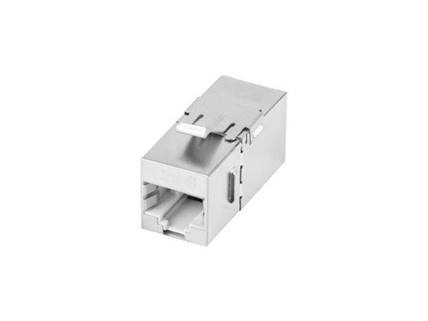 LANBERG FEED-THRU KEYSTONE CONNECTOR RJ45->RJ45 CAT.5E FTP 90