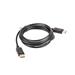 LANBERG HDMI M/M V2.0 CABLE 3M CU BLACK PREMIUM CA-DPDP-10CC-0030-BK