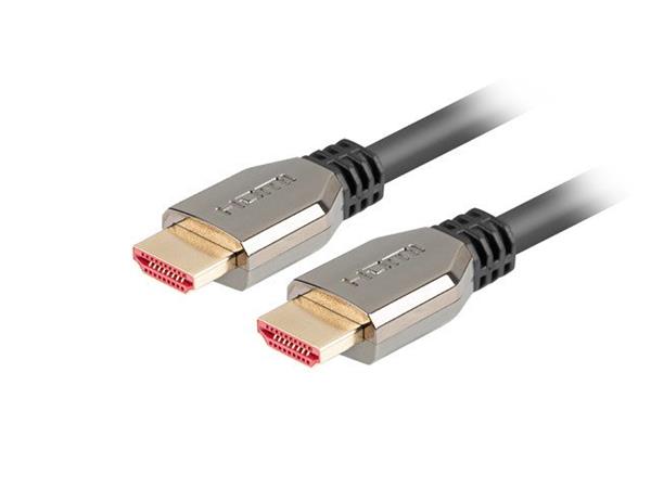 LANBERG HDMI M/M V2.1 kabel 0.5M 8K 60HZ černý CA-HDMI-30CU-0005-BK