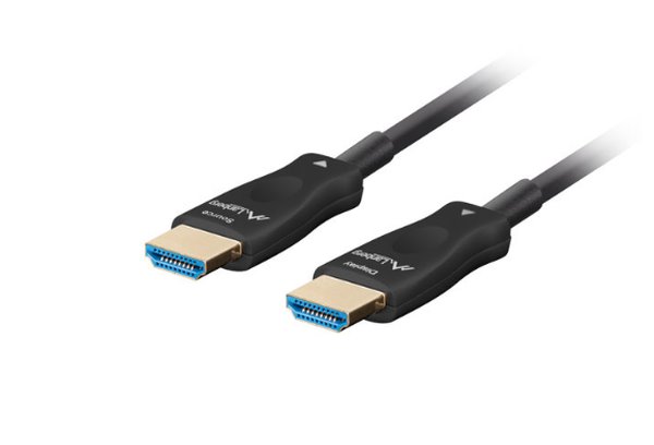 LANBERG KABEL HDMI M/M V2.1 50M OPTICKÝ ČERNÝ AOC CA-HDMI-30FB-0500-BK