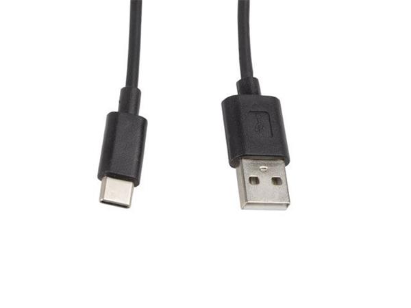 LANBERG KABEL USB-C(M)->USB-A(M) 2.0 1M ČERNÝ