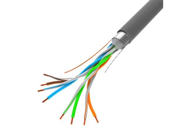LANBERG LAN KABEL FTP 305M PEVNÝ CCA ŠEDÝ LCF5-10CC-0305-S