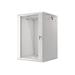 LANBERG Nástěnná jednodílná skříň 19", 18U/600x600 (v rozloženém stavu) šedá (RAL7035) V2 WF01-6618-10S