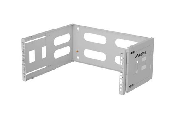 LANBERG NÁSTĚNNÝ 19" 4U RACK 497X400/240 ŠEDÝ FB01-5404-10S