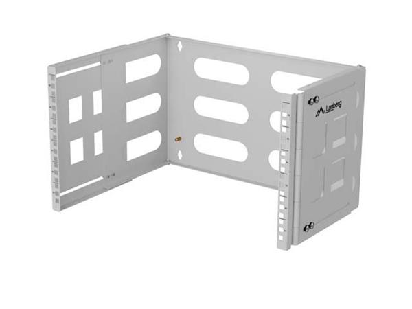 LANBERG NÁSTĚNNÝ 19" 6U RACK 497X400/240 ŠEDÝ FB01-5406-10S