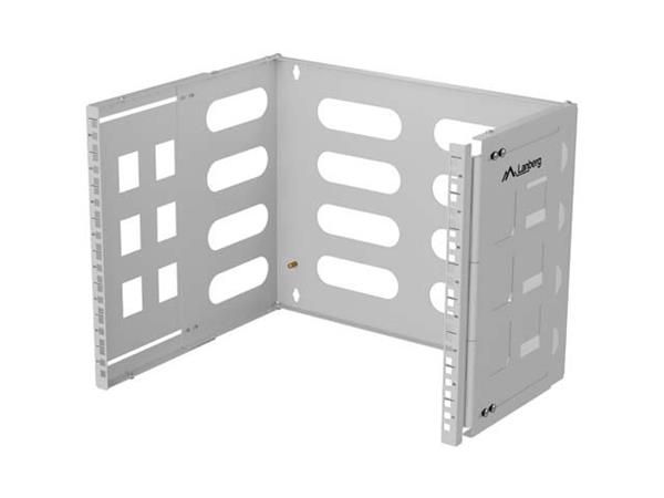 LANBERG NÁSTĚNNÝ 19" 8U RACK 497X400/240 ŠEDÝ FB01-5408-10S