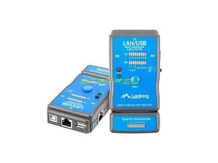 LANBERG NT-0403 Lanberg cable tester for wiring terminated with RJ45, RJ-11, USB
