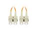 LANBERG optický patch cord MM SC/UPC-SC/UPC duplex 2m LSZH OM2 50/125 průměr 3mm, barva oranžová FO-SUSU-MD21-0020-OG