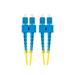 LANBERG optický patch cord SM SC/UPC-SC/UPC duplex 5m LSZH G657A1 průměr 3mm, barva žlutá FO-SUSU-SD11-0050-YE