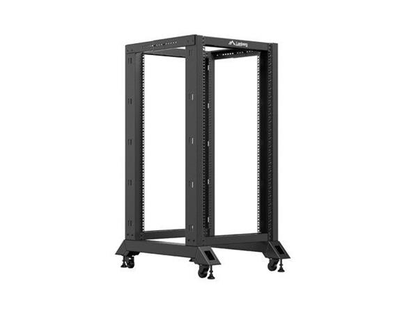 LANBERG OTEVŘENÝ RACK 19" 22U 600X800 ČERNÝ V2 OR01-6822-B
