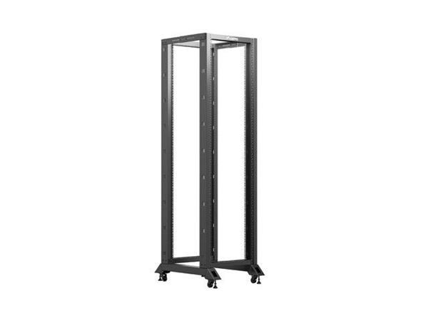LANBERG OTEVŘENÝ RACK 19" 42U 600X800 ČERNÝ V2 OR01-6842-B