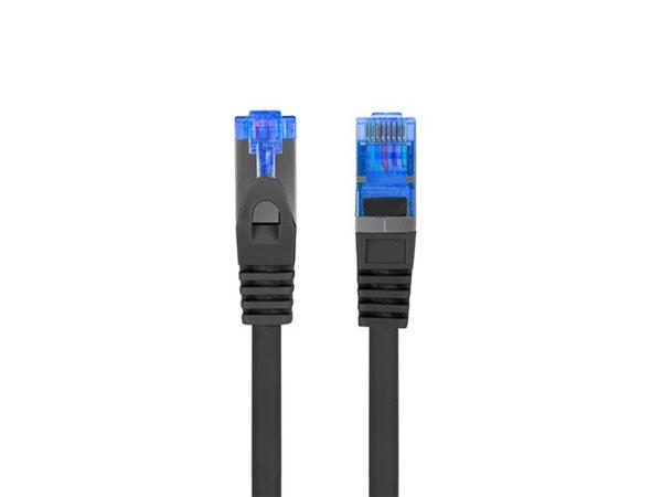 LANBERG PATCHCORD CAT.6A S/FTP LSZH CCA 15M MODRÝ FLUKE PASS PCF6A-10CC-1500-B