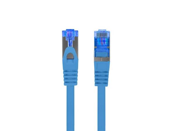LANBERG PATCHCORD CAT.6A S/FTP LSZH CCA 20M MODRÝ FLUKE PASS PCF6A-10CC-2000-B
